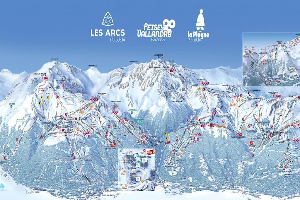 Residence Le Rami, Appartement 5 Personnes Ski Au Pied La Plagne Buitenkant foto